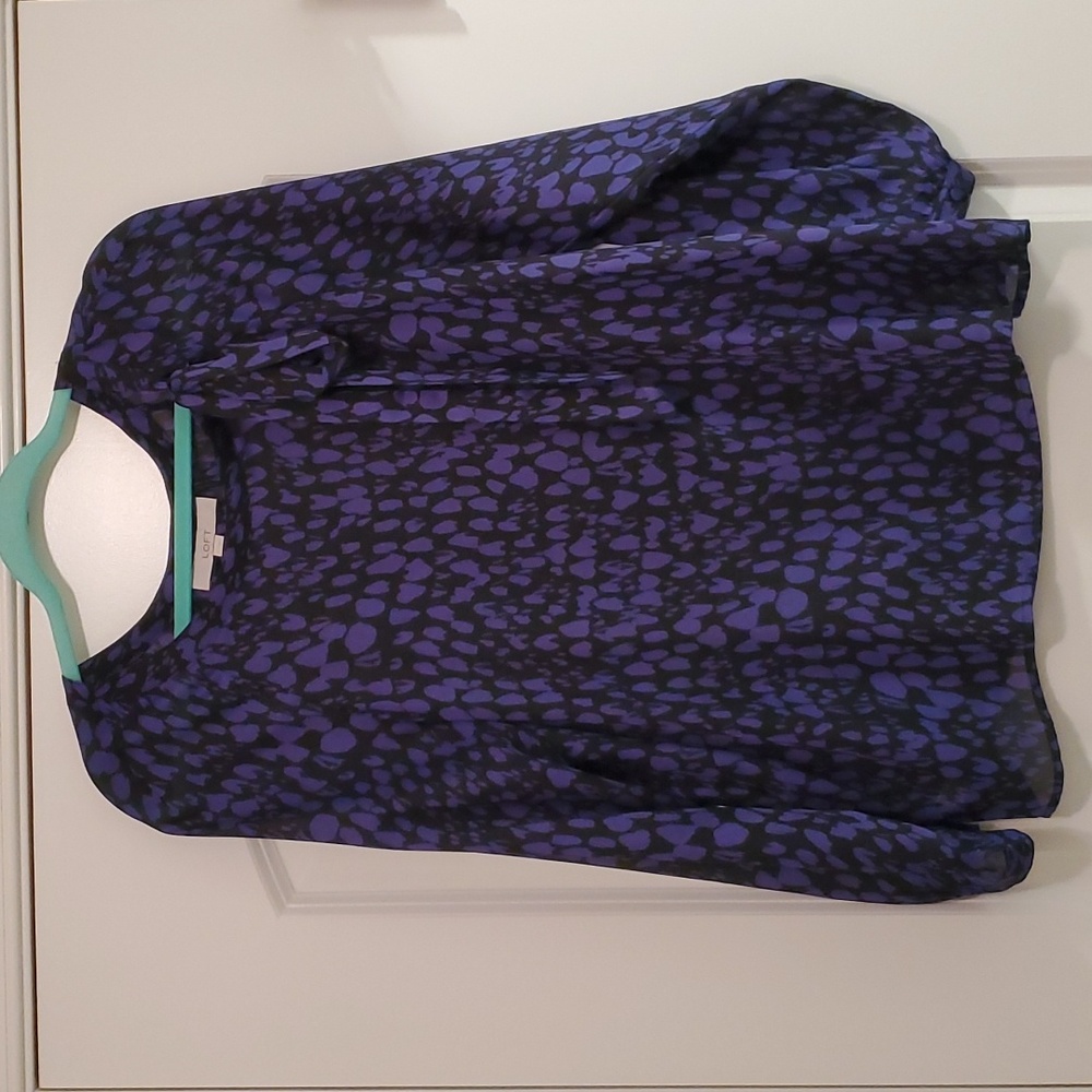 Loft blouse with side bow